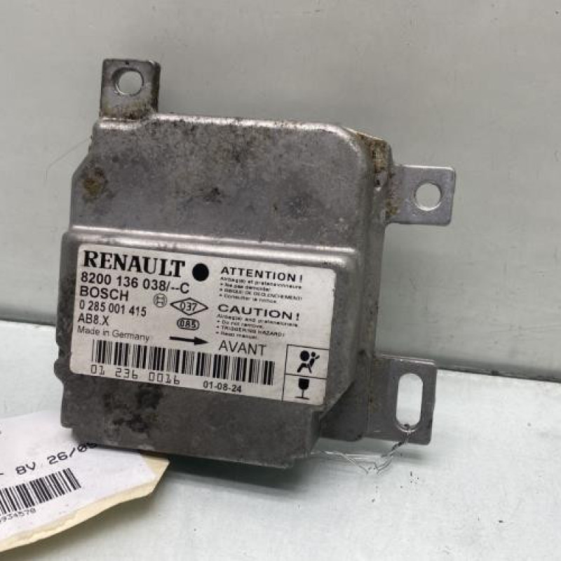Boitier air bag RENAULT CLIO 2 Photo n°4