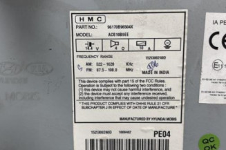 Autoradio d'origine HYUNDAI I 10 2