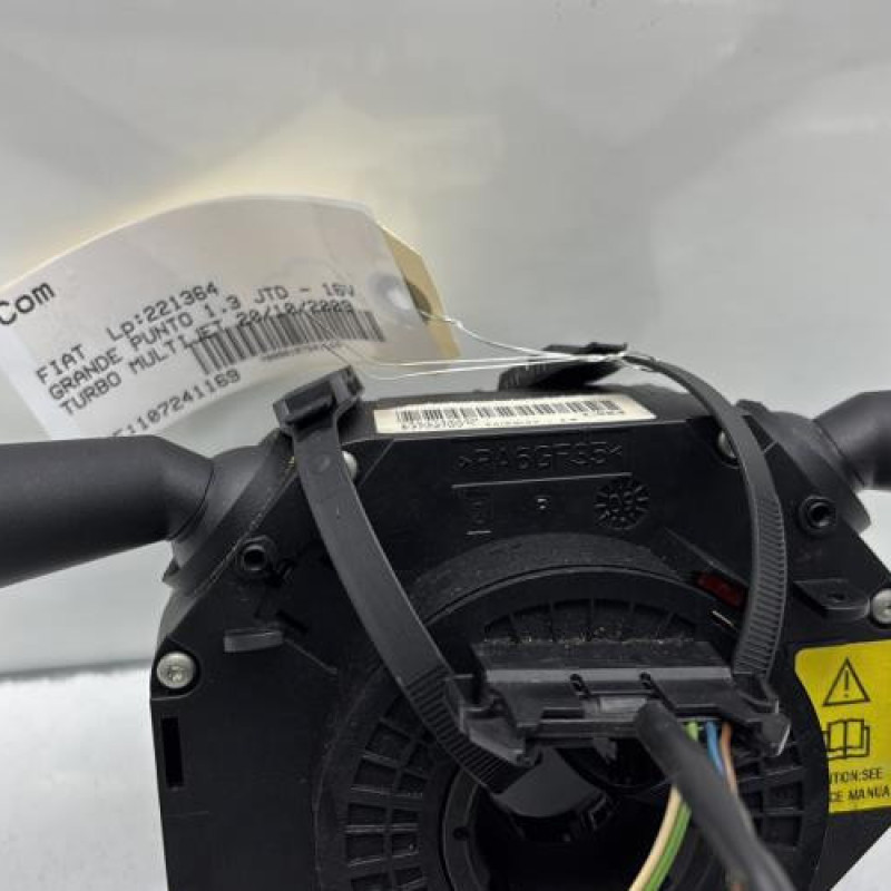 Com (Bloc Contacteur Tournant+Commodo Essuie Glace+Commodo Phare) FIAT GRANDE PUNTO Photo n°3