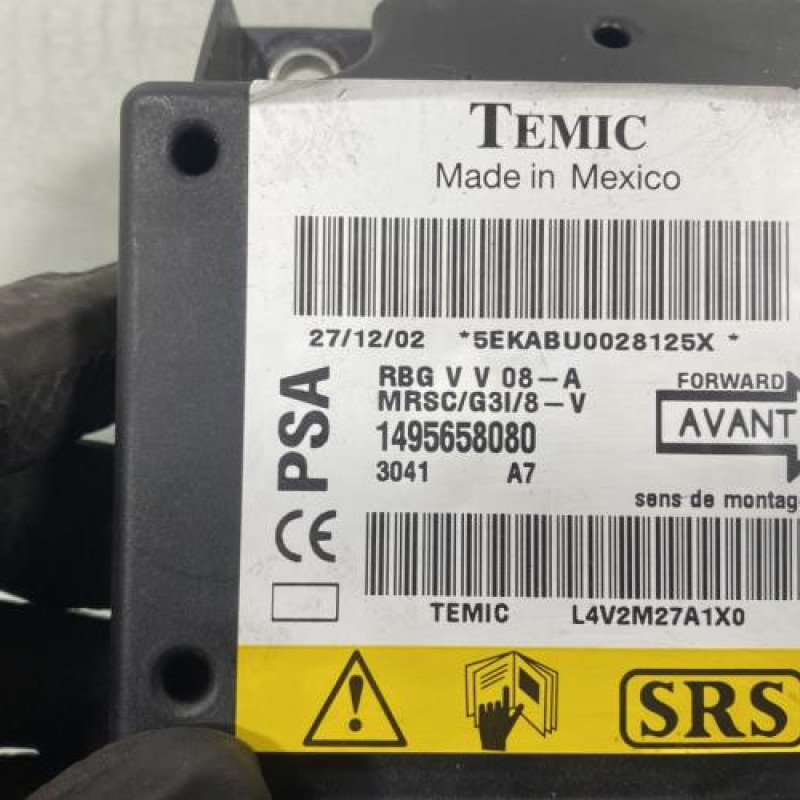 Boitier air bag PEUGEOT 807 Photo n°4