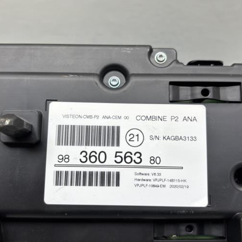 Compteur PEUGEOT 208 2 Photo n°7