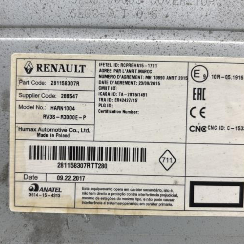 Autoradio d'origine RENAULT MASTER 3 Photo n°5