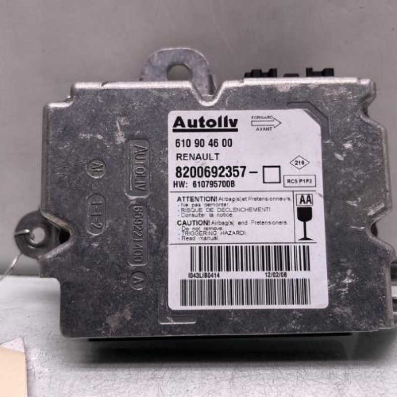 Boitier air bag RENAULT GRAND SCENIC 2 Photo n°1