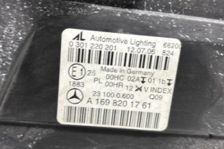 Optique avant principal gauche (feux)(phare) MERCEDES CLASSE B 245