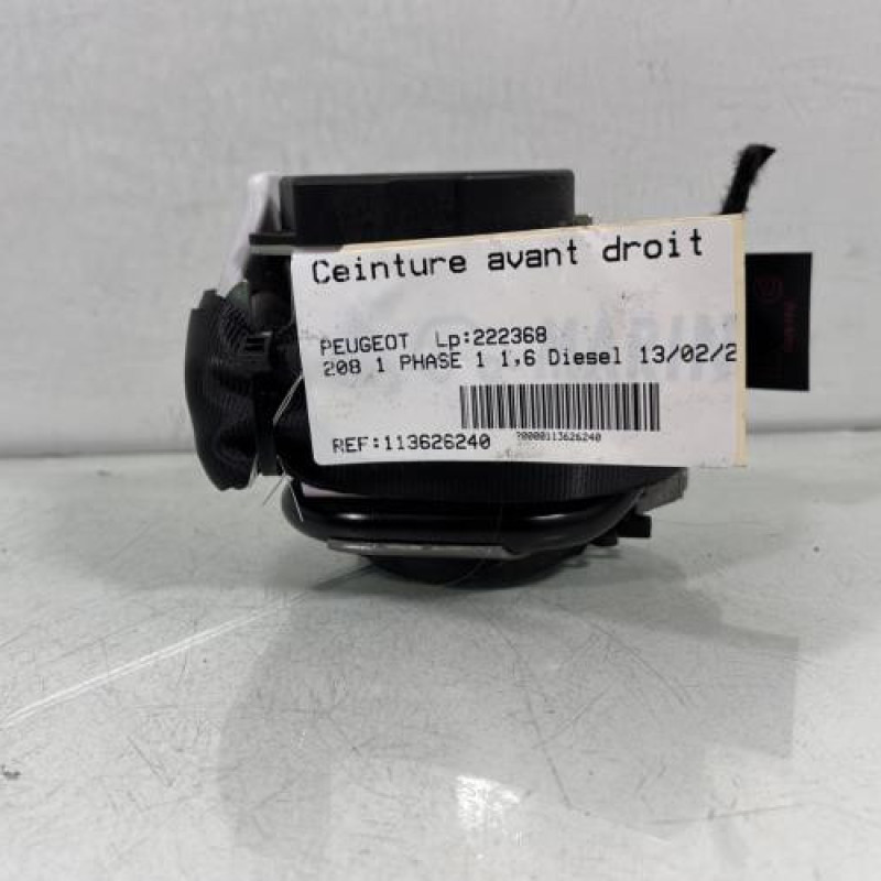 Pretensionneur de ceinture avant droit PEUGEOT 208 1 Photo n°3