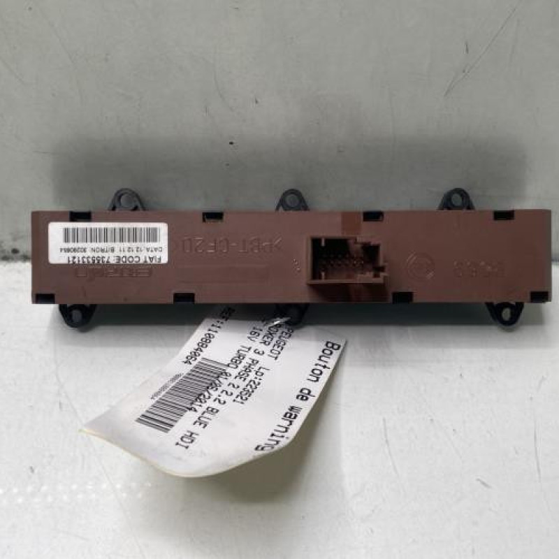 Bouton de warning PEUGEOT BOXER 3 Photo n°2