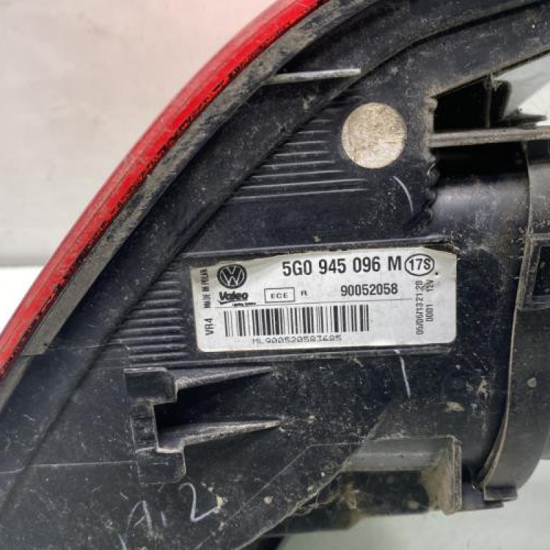 Feu arriere principal droit (feux) VOLKSWAGEN GOLF 7 Photo n°5