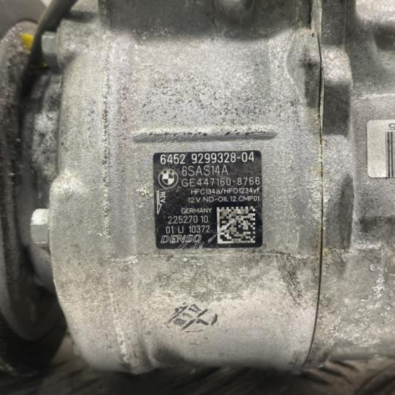 Compresseur clim BMW SERIE 1 F20 Photo n°3