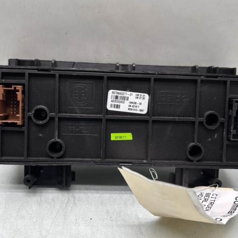 Commande chauffage CITROEN BERLINGO 2 Photo n°2
