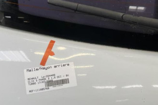 Malle/Hayon arriere RENAULT CLIO 3