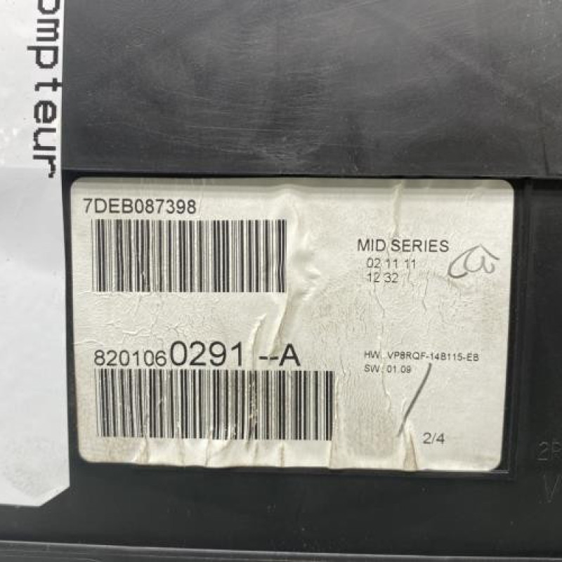 Compteur RENAULT CLIO 3 Photo n°3