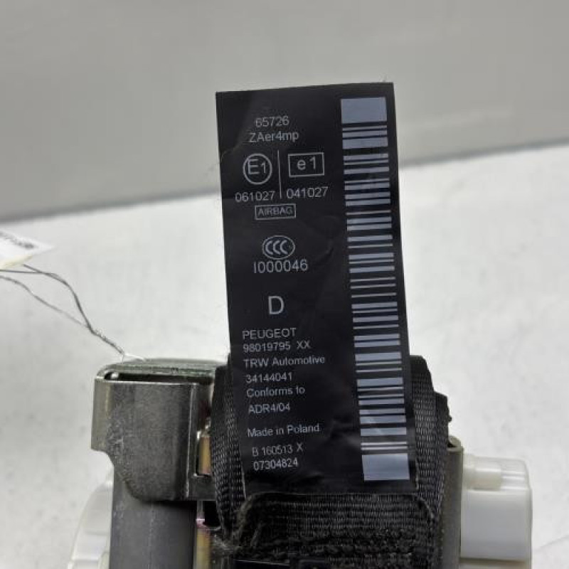 Pretensionneur de ceinture avant droit PEUGEOT 5008 1 Photo n°4