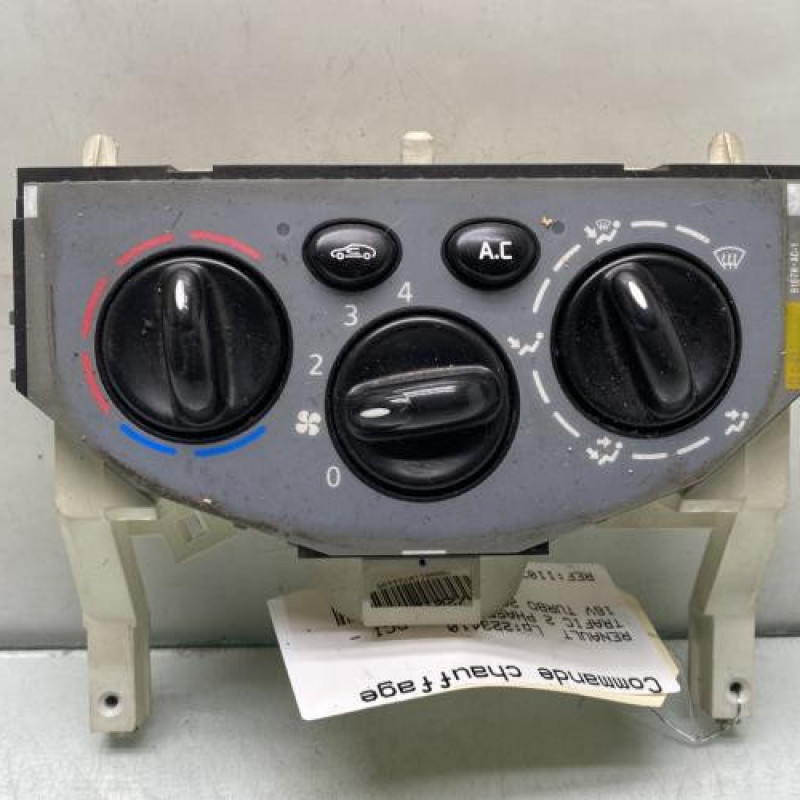Commande chauffage RENAULT TRAFIC 2 Photo n°1