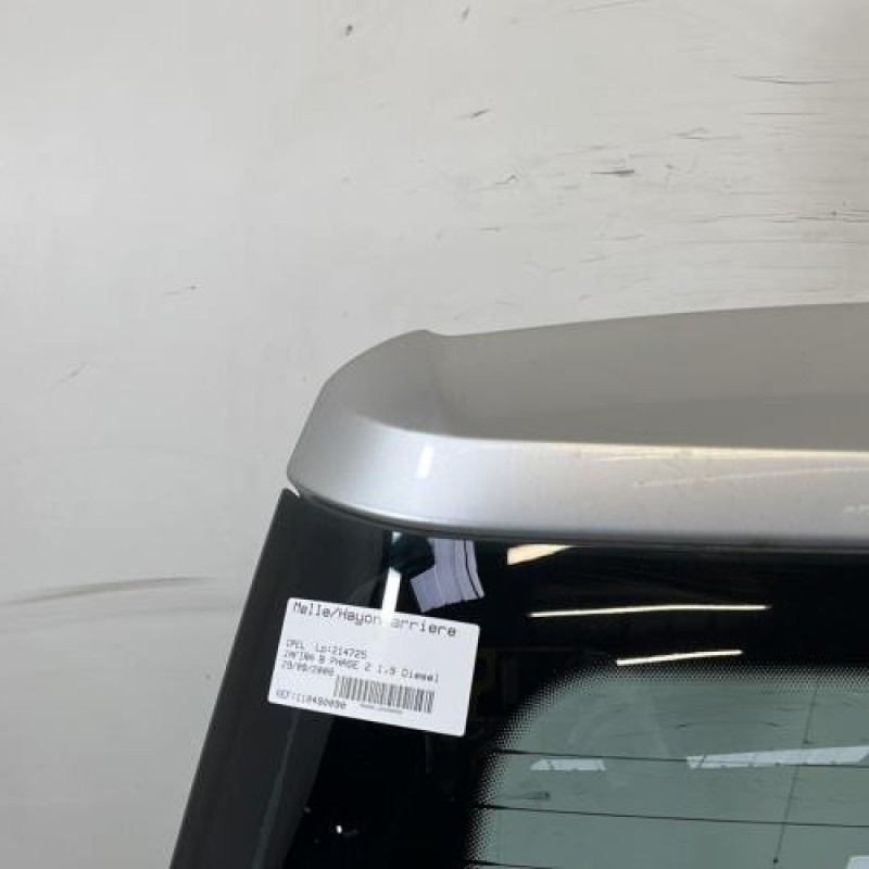 Malle/Hayon arriere OPEL ZAFIRA B Photo n°2