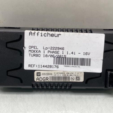 Afficheur OPEL MOKKA 1