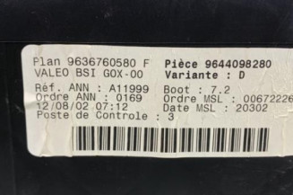 Boitier BSI PEUGEOT 307