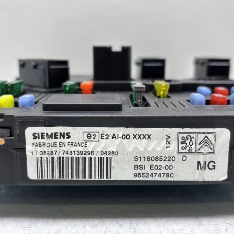 Boitier BSI PEUGEOT 206 Photo n°2