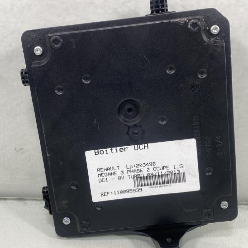 Boitier UCH RENAULT MEGANE 3 Photo n°1