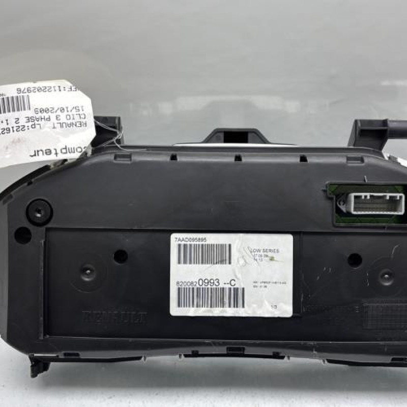 Compteur RENAULT CLIO 3 Photo n°3