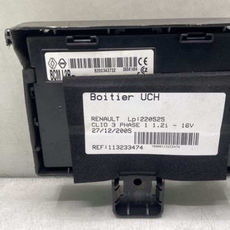 Boitier UCH RENAULT CLIO 3 Photo n°1