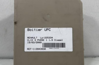 Boitier UPC RENAULT CLIO 3
