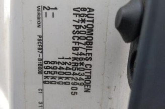 Plage arriere CITROEN C1 2