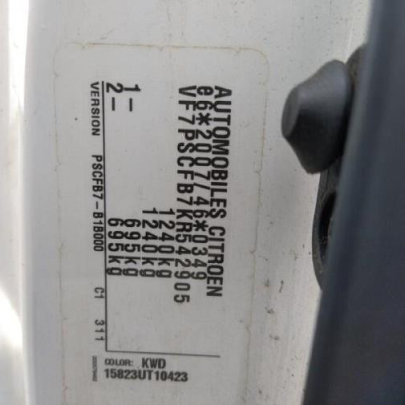 Plage arriere CITROEN C1 2 Photo n°10