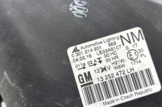 Optique avant principal gauche (feux)(phare) OPEL ZAFIRA B