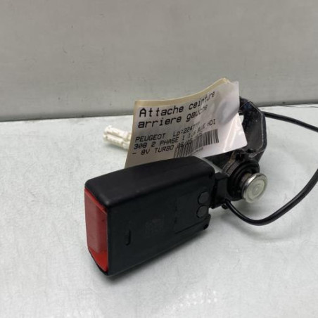 Attache ceinture arriere gauche PEUGEOT 308 2 Photo n°1