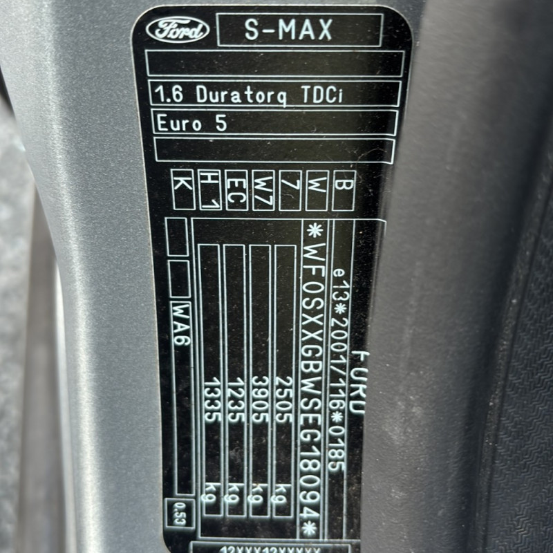 FORD S-MAX 1 PHASE 2 1.6 TDCI - 8V TURBO Photo n°28
