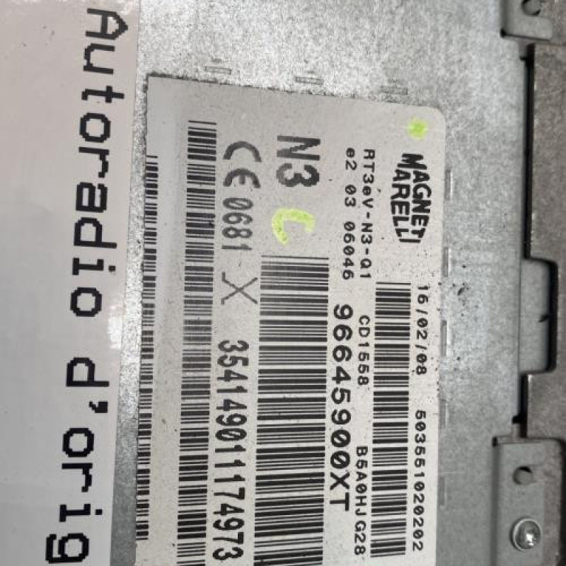 Autoradio d'origine CITROEN C4 PICASSO 1 Photo n°1