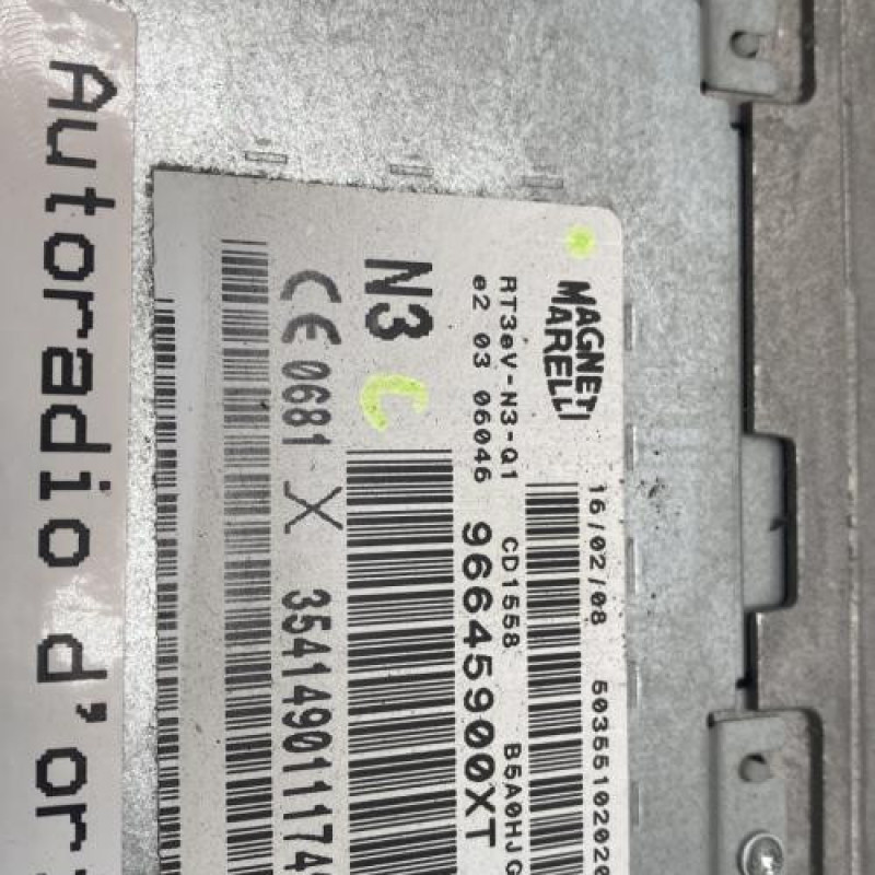 Autoradio d'origine CITROEN C4 PICASSO 1 Photo n°3