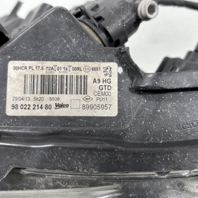 Optique avant principal gauche (feux)(phare) PEUGEOT 208 1 Photo n°4