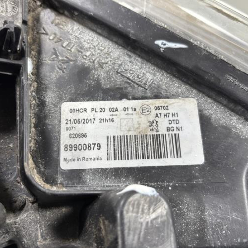 Optique avant principal droit (feux)(phare) PEUGEOT 207 Photo n°4