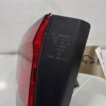 Feu arriere secondaire droit (feux) VOLKSWAGEN TOURAN 3
