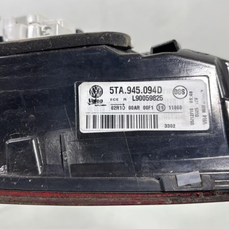 Feu arriere secondaire droit (feux) VOLKSWAGEN TOURAN 3 Photo n°5