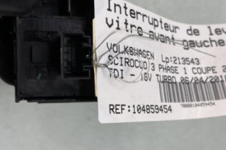 Interrupteur de leve vitre avant gauche VOLKSWAGEN SCIROCCO 3