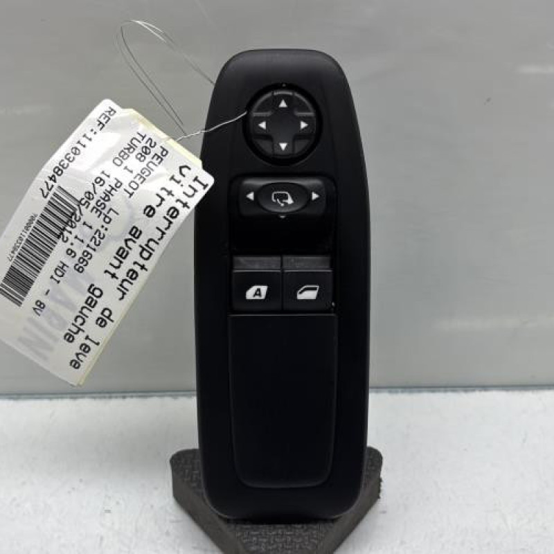 Interrupteur de leve vitre avant gauche PEUGEOT 208 1 Photo n°1