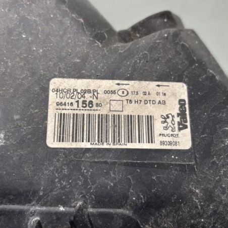 Optique avant principal droit (feux)(phare) PEUGEOT 307