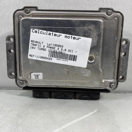 Calculateur moteur RENAULT TRAFIC 2 Photo n°1
