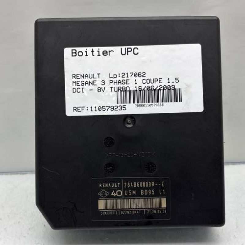 Boitier UPC RENAULT MEGANE 3 Photo n°3