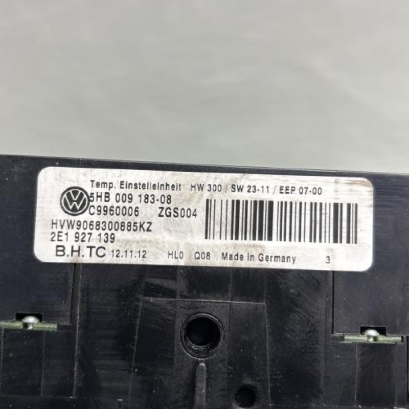 Commande chauffage VOLKSWAGEN CRAFTER 1 Photo n°5