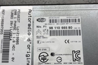 Autoradio d'origine PEUGEOT 208 1