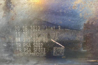 Filtre à particules (echappement) OPEL VIVARO 3