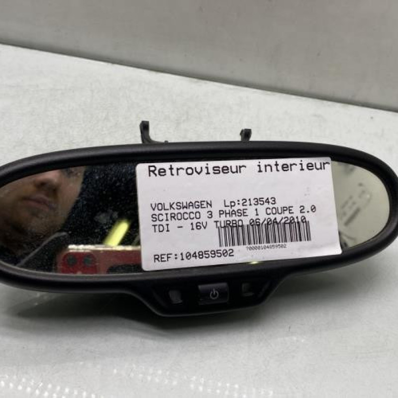 Retroviseur interieur VOLKSWAGEN SCIROCCO 3 Photo n°1