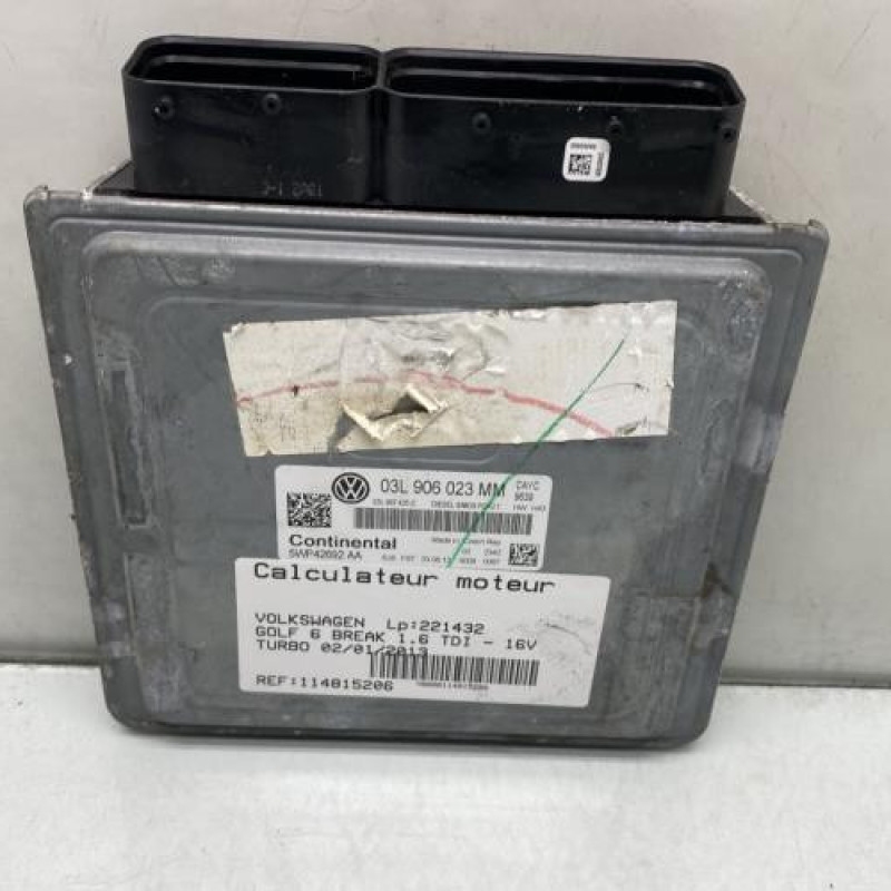 Calculateur moteur VOLKSWAGEN GOLF 6 Photo n°3