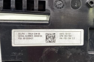 Commande chauffage DS DS4 1