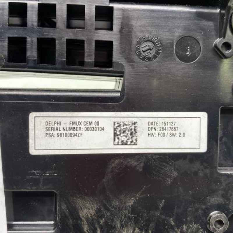 Commande chauffage DS DS4 1 Photo n°4