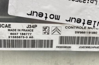 Calculateur moteur CITROEN BERLINGO 1