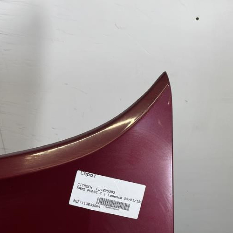 Capot CITROEN SAXO Photo n°3